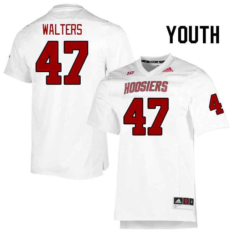 Youth #47 Finn Walters Indiana Hoosiers College Football Jerseys Stitched Sale-Retro